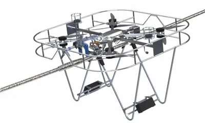 Drone d'inspection de lignes électriques